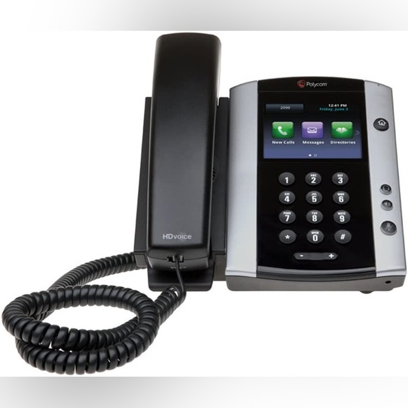 Polycom 2201-44500-001 VVX 500 12-Line Phone - Picture 2 of 4